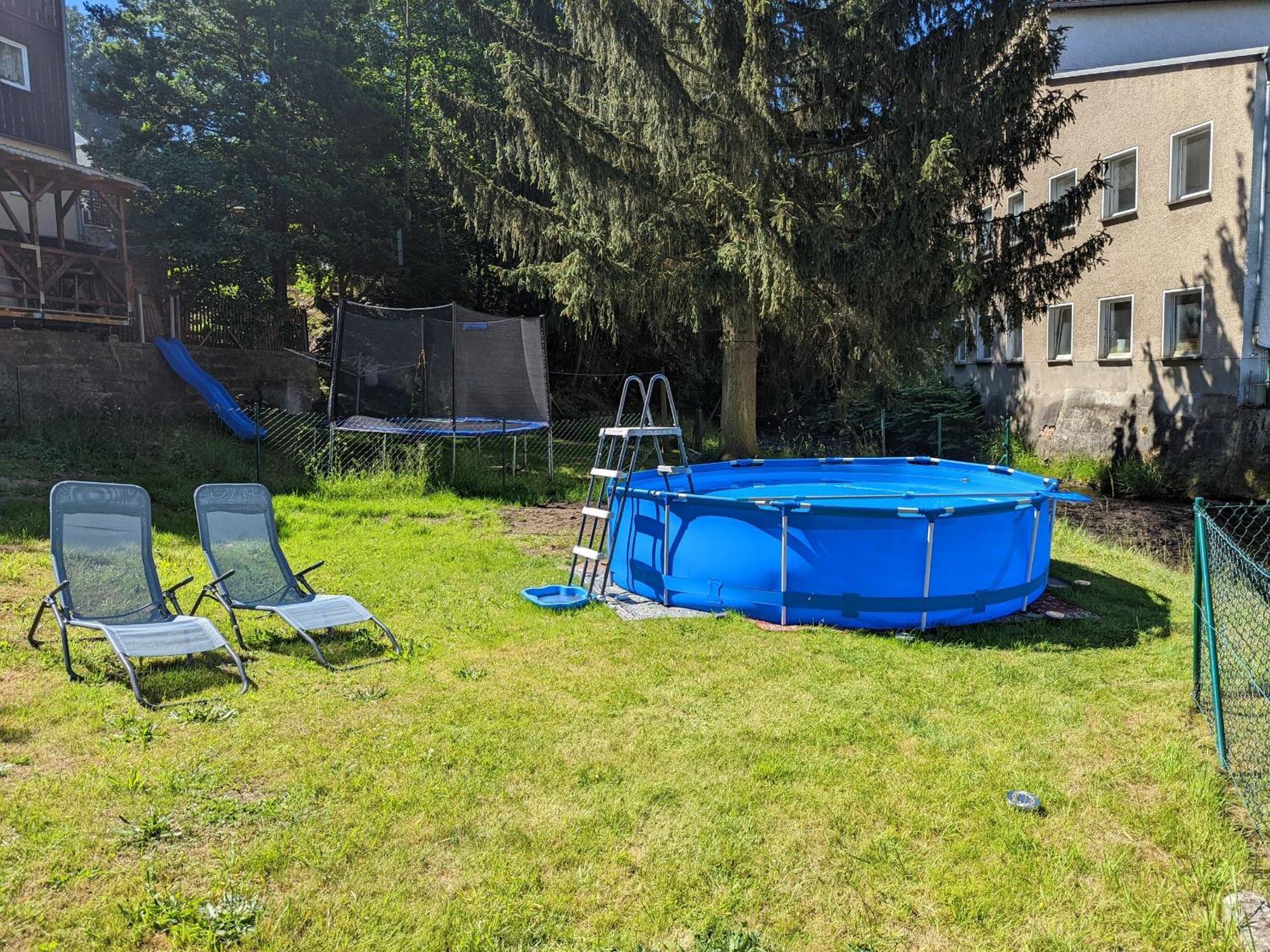 Hw3 - Urlaubsmagie - Helle, Grosse Wohnung Mit Pool Sebnitz Ngoại thất bức ảnh