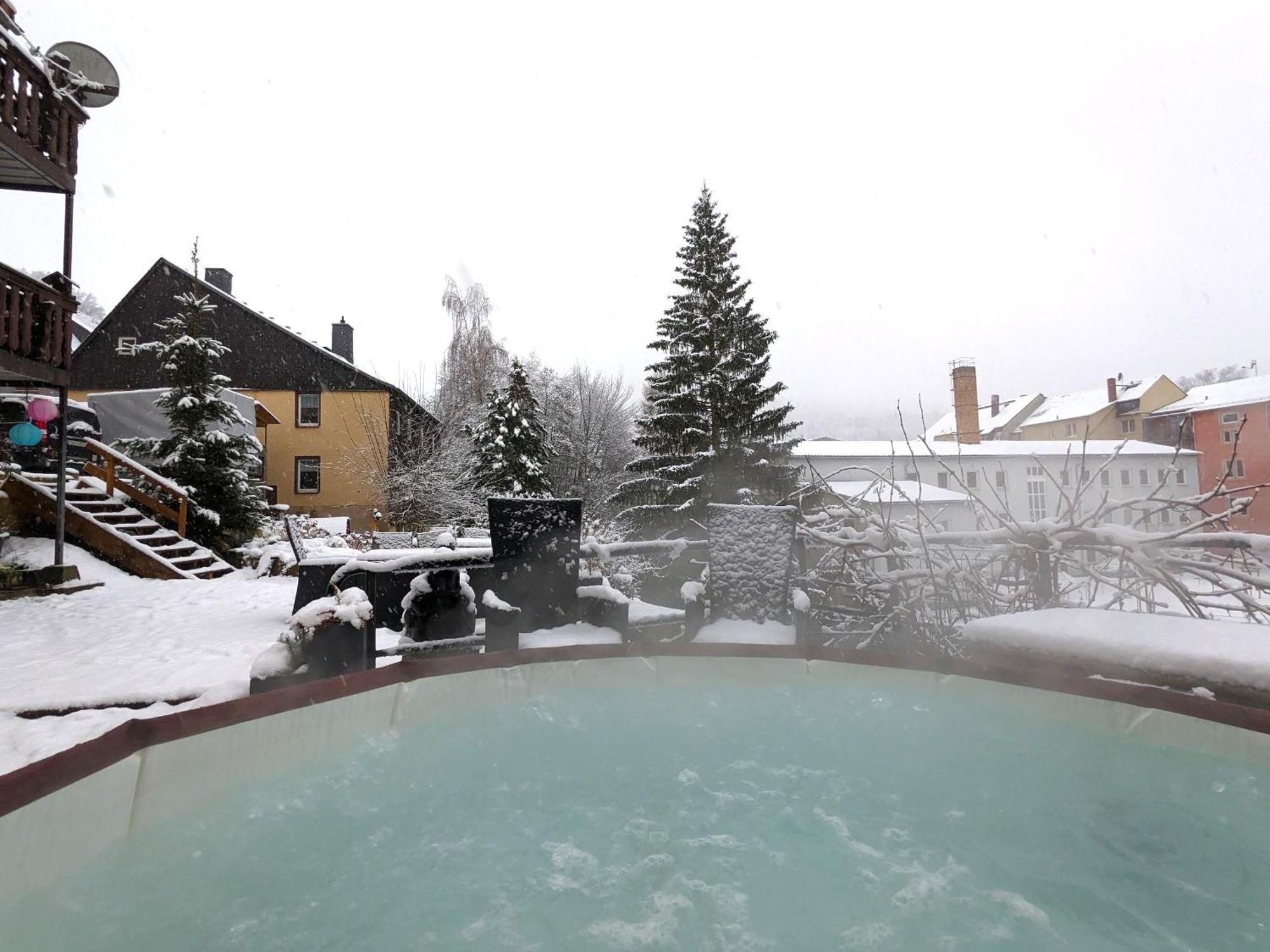 Hw3 - Urlaubsmagie - Helle, Grosse Wohnung Mit Pool Sebnitz Ngoại thất bức ảnh