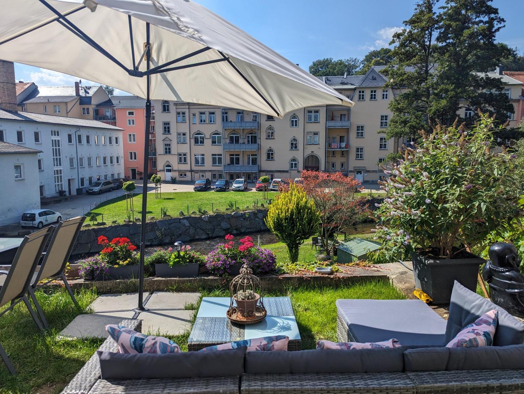 Hw3 - Urlaubsmagie - Helle, Grosse Wohnung Mit Pool Sebnitz Ngoại thất bức ảnh